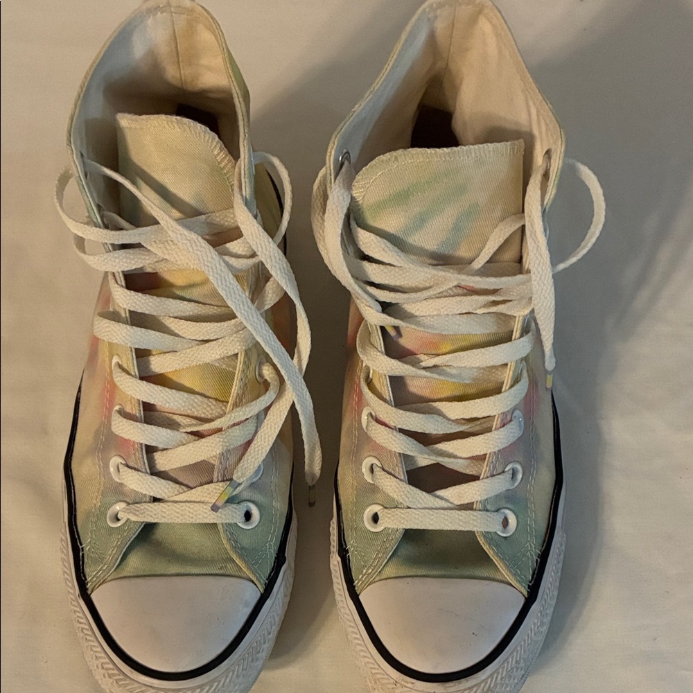 Multicolor High-Top Sneakers